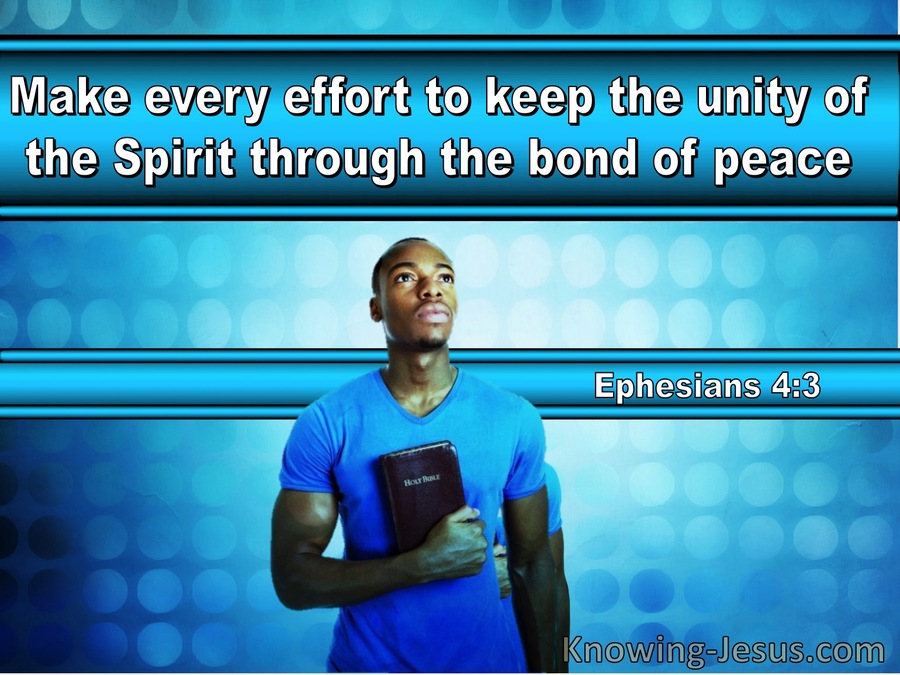 Ephesians 4:3 Make Every Effort To Keep The Unity Of The Spirit (windows)02:19